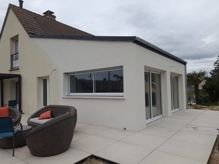 Réalisation Agrandissement – Extension horizontale au Mesnil