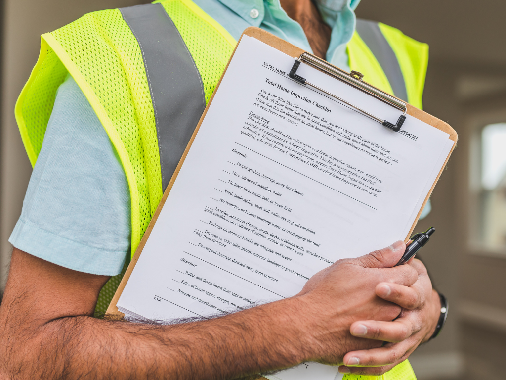 Contrôle par notre conducteur de travaux