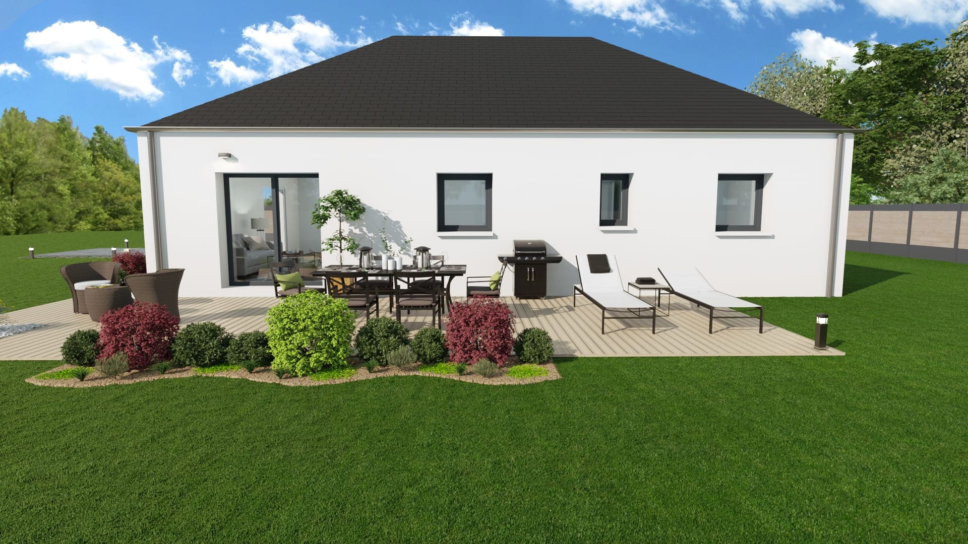 Maisons Bessin plain pied